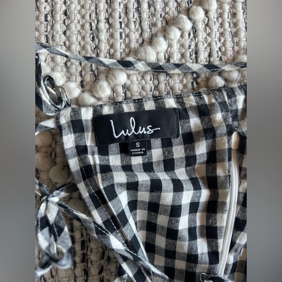 🌱Lulu’s Checkered Mini Dress - Picture 3 of 3